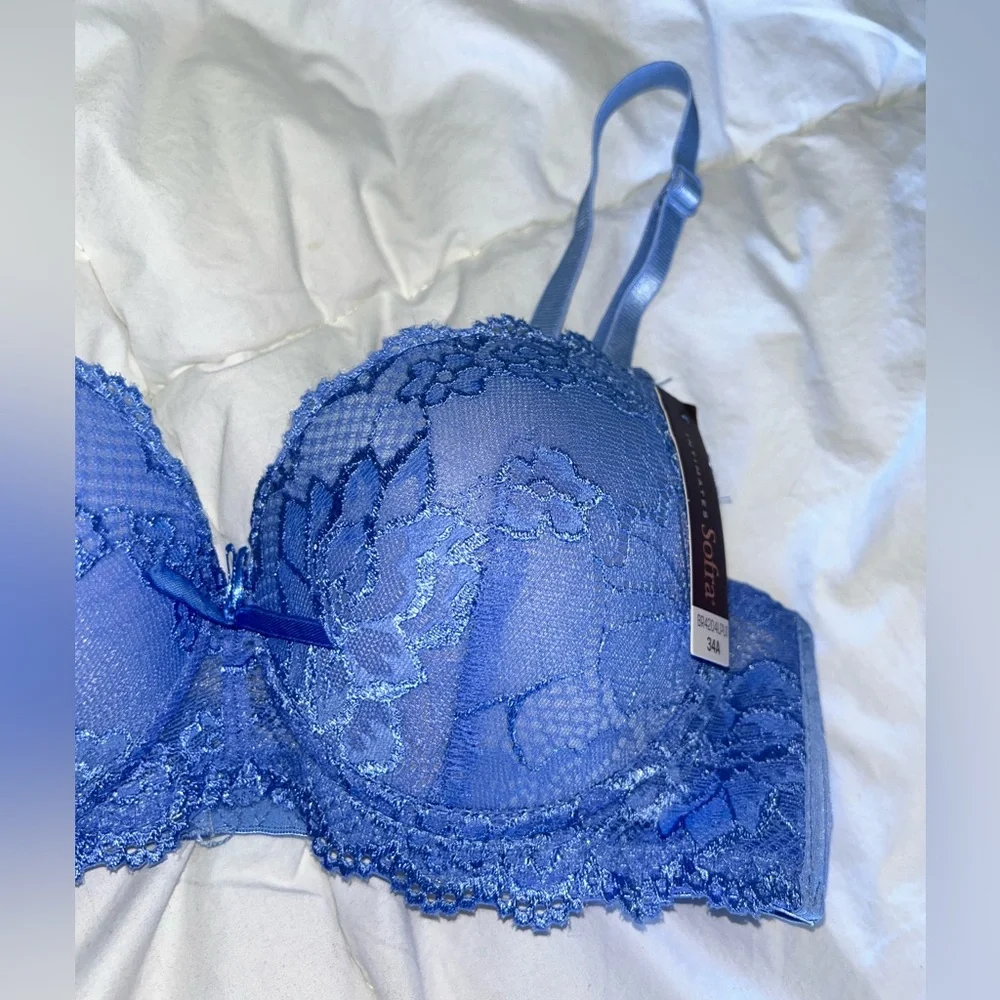 NWT Sofra 34a Lace Push Up Bra
